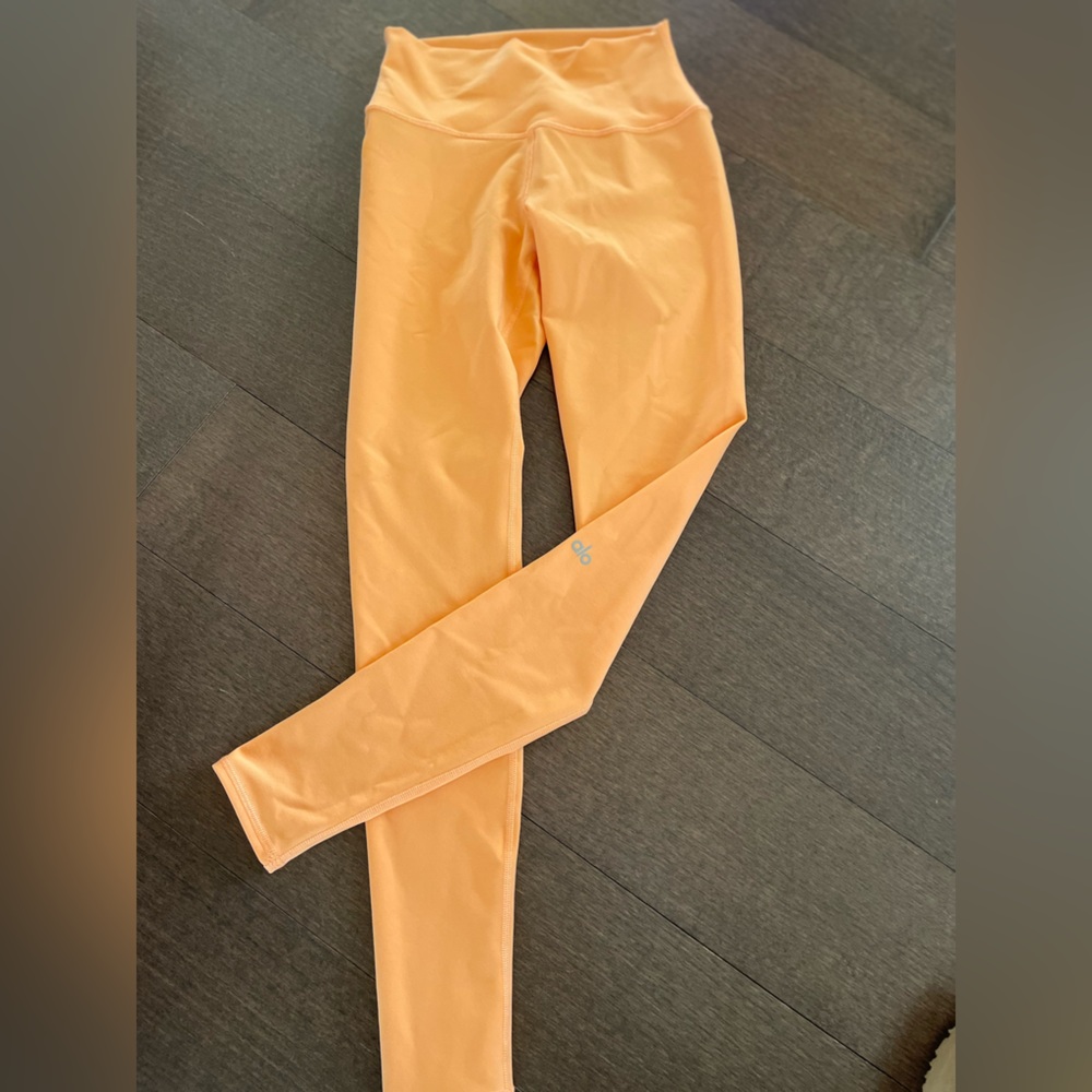 Orange Alo Leggings